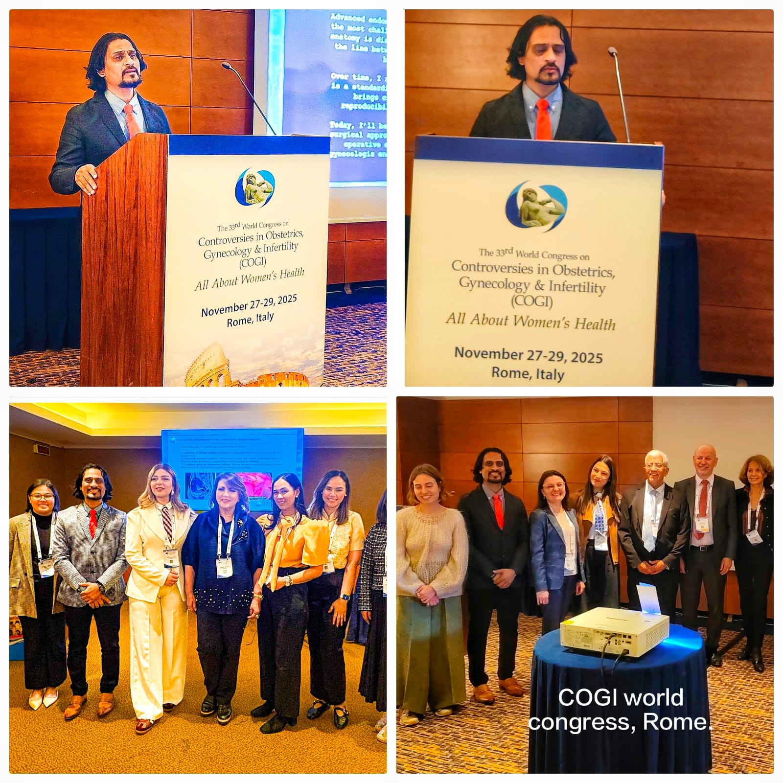 Dr. Sachin at COGI Rome 2025